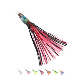 BLUEWING Big Game Trolling Lure 12in Wave Striker Fishing Lures Saltwater with Mono Fishing Line for Wahoo Tuna Marlin Mahi Mahi C4