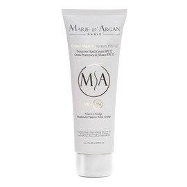 Crema De Manos Protectora Con FPS 12 80 ml | Skin Care Hidratante, Anti-Edad | Aceite De Argán, Manteca De Karité | Para Todo Tipo De Piel | Marie D’Argan