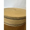 3.5 Inch x 5 Yards Natural Jute Webbing with Black