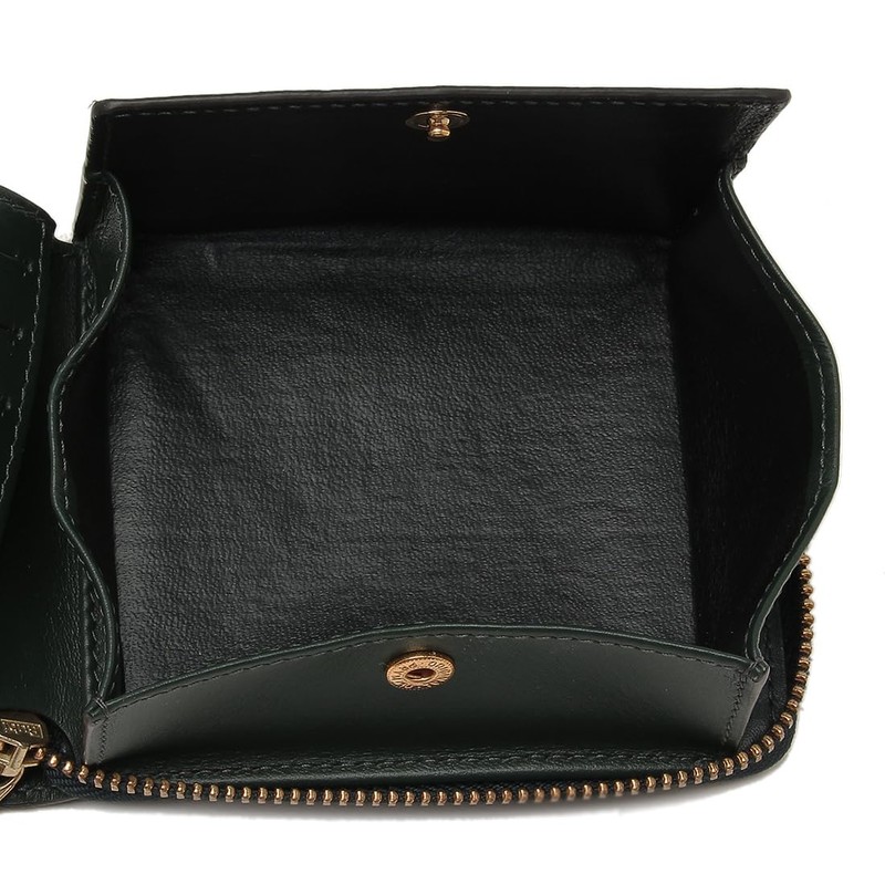Comme des Garcons SA7100 Bi-Fold Wallet, Mini Wallet, Green, Men's,