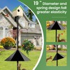 YINGYM Bird Feeder Pole, 79 Inch Heavy Duty Bird House