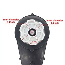 JIARUIXIN 550 20000RPM Gearbox with 6V Motor,Electric Motor with Gearbox for Kids Ride On Car and Motorcycles High Speed RS550 Drive Engine Match Children's Ride on Toys