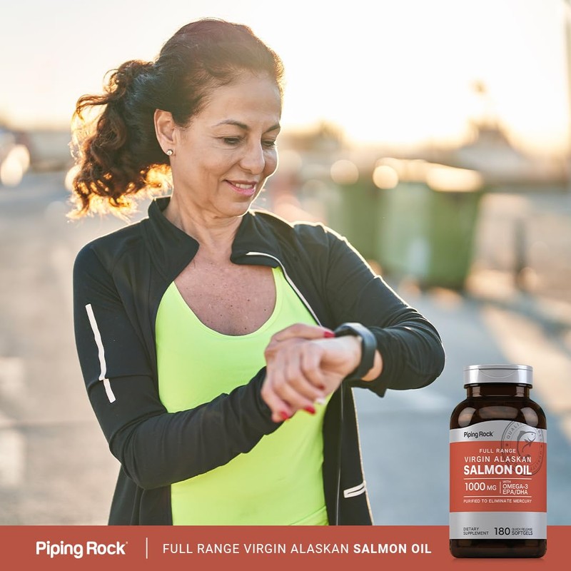 Piping Rock Wild Alaskan Salmon Fish Oil | 1000mg |