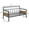 GarveeHome Metal Daybed Frame Twin Size,Heavy Duty Metal Twin Bed