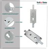 KOTARBAU® Garage Lock 60 mm Steel Gate Lock Garage Door