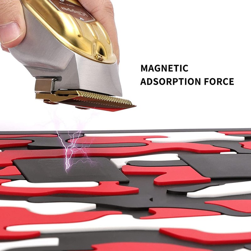 Barber Mats Slip Resistant Salon Barber Station Organizer Pad Flexible
