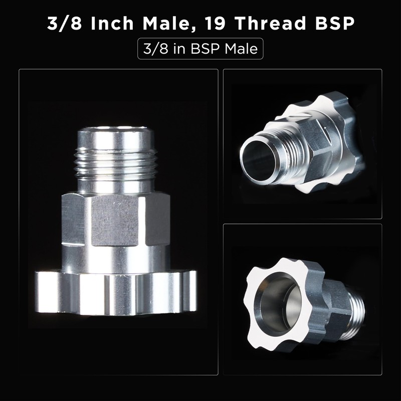 InoKraft Paint System Spray Gun Adapter M3/8 * 19, 3/8