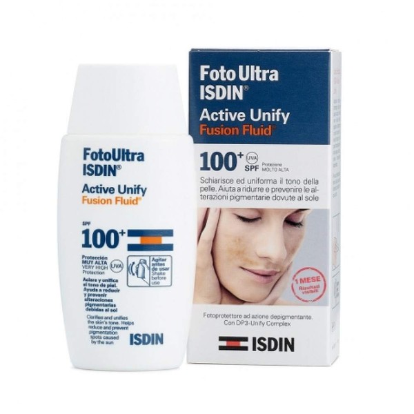 ISDIN FotoUltra Active Unify SPF 50+ (50ml) – Advanced Depigmenting