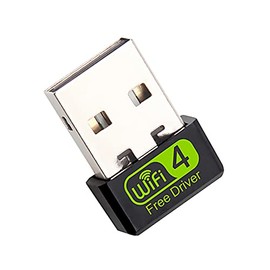 lifcasual Mini tarjeta de red inalámbrica sin controlador, tarjeta de red inalámbrica USB portátil, adaptador WiFi USB, Plug and Play para PC y portátil