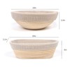 Banneton Bread Proofing Basket Set, 11 Inch Sourdough Proofing Basket