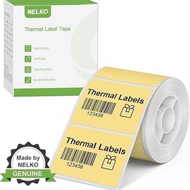 PM220 Label Printer Lable Tape, Maker Tape for Graffiti and Business:_40x30 Yellow