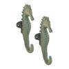 DII Cast Iron Collection Decorative Wall Hook Set, Seahorse Hook,