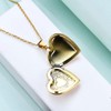 KunBead Jewelry Letter H Initial Picture Photo Heart Gold Locket
