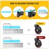 HOLKIE Gaming Chair Wheels - Silent Roller Blade Casters for