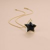 COAI Necklace with Star Pendant, Obsidian, Obsidian