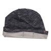 Anti Radiation Hat Black Striped Silver Fiber and Cotton Shielding