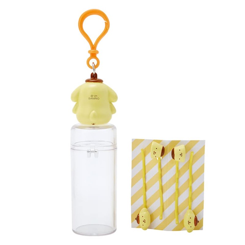 Sanrio 393452 Pom Pom Purin Hairpin Set with Case