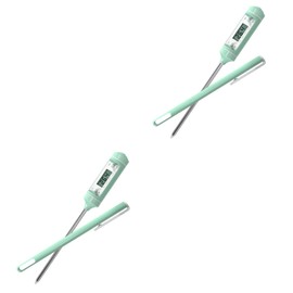 Ciieeo 2 Piezas termometro de agua pantalla led meat thermometer multifunción termómetro carne bebé                                                   