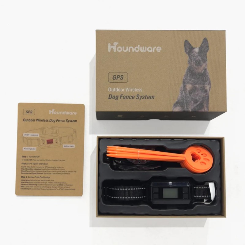 [Houndware] Advanced Outdoor GPS Dog Containment System - Invisible, Wireless