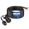Billion wealth 10 Ft Heavy Duty 7 Way Trailer Cord