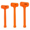 NEIKO 02888A Dead Blow Hammer Set, 3pc Neon Orange Deadblow