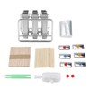 Stainless Steel Popsicle Mold, Ice Pop Mold with Stick Holder,