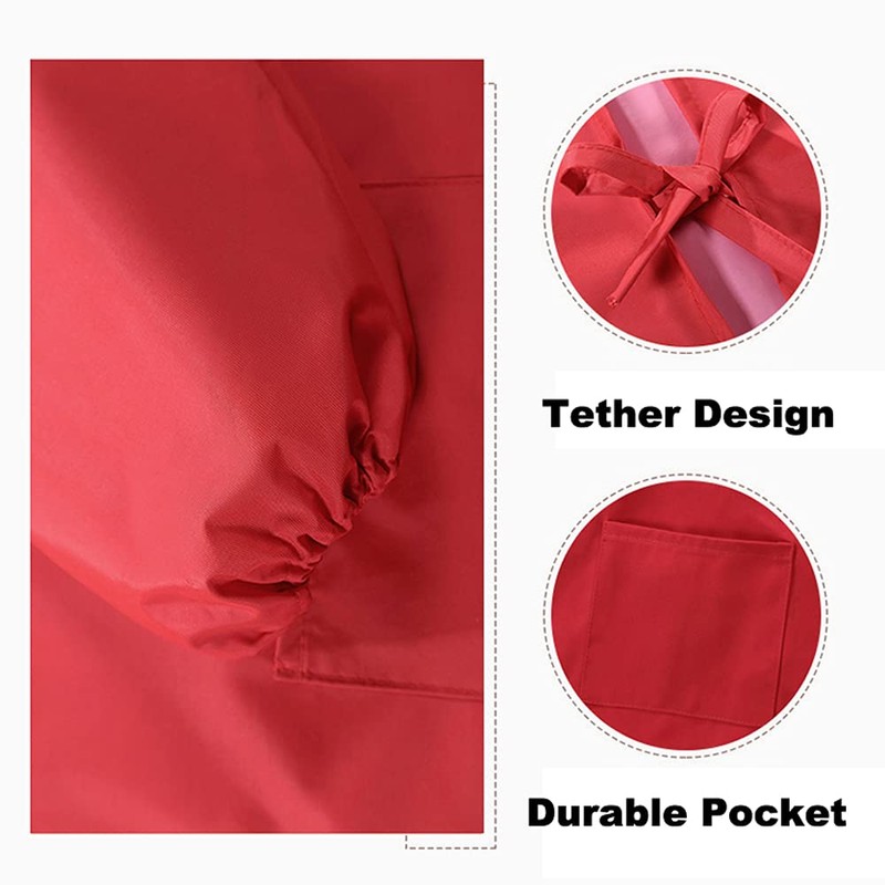 TopTie Long Sleeve Apron for Women Painting Apron Adult Painting