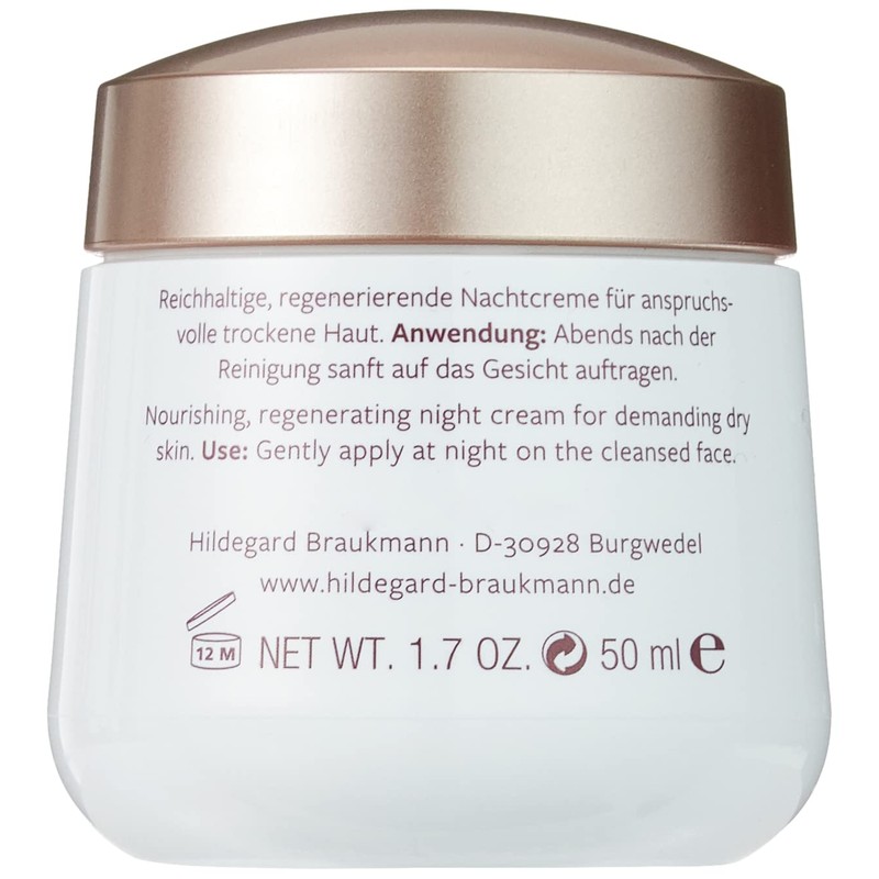 Hildegard Braukmann Exquisit Créme Rosèe Vital Night Face Cream 50