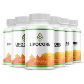 (6 Pack) Lipocore Advanced Capsules, Lipo Core Max Support