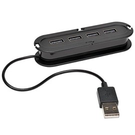 Eaton Tripp Lite 4-Port USB 2.0 Hi-Speed Ultra-Mini Hub (U222-004)
