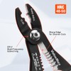 Valuemax Herramienta pelacables 4 en 1, pelacables, crimpadora de cables,