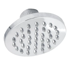MEER FAUCETS BY CNX | Regadera Redonda de 10 cm, Cromado. Multiposición, Anti-Sarro y Funciona con Presión Baja