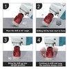 Vearter 10PCS/Set Vacuum Brazed Diamond Masonry Hole Saw Kit, 1/4''-
