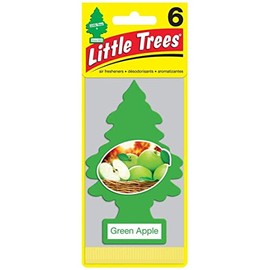 Little Tree Air Freshener (Green Apple 6pac) Value Set of 6! LittleTree Air Freshener, Green Apple 6-Pack