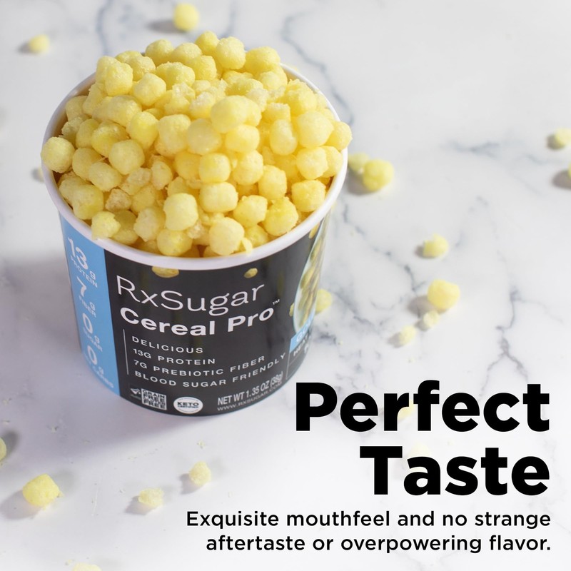 RxSugar Cereal Pro Golden Crunch Supports Appetite Control | Non-GMO