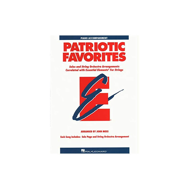 Patriotic Favorites for Strings: Piano Accompaniment