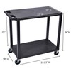 Luxor - 32" x 18" Cart - Two Flat Shelves