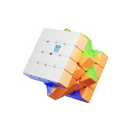 Bukefuno MoYu AoSu V7 Single-Track UV 4x4 Magic Cube Magnetic Moyu AoSu WRM V7 96 Magnets,Puzzle 4x4x4 Single-Track UV Magic Cloth Stickerless Cube Speed