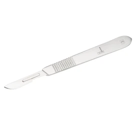 REMOS Scalpel Holder No. 3 Stainless Steel 12.5 cm Suitable for Blades No. 10,11,12,15