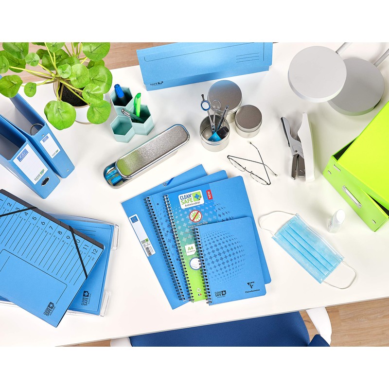 Clairefontaine 82562C Spiral Notebook Clean Safe 60 Sheets Micro-Perforated DIN