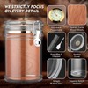 XIFEI Acrylic Humidor Jar with Humidifier and Hygrometer,humidor That can