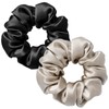 IRIYULI Silk Scrunchie, 1.4 inches (3.5 cm), 24 Colors, 100%