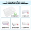 Kojem 240324502 AP2549806 PS429767 Replacement Refrigerator Door Bin Shelf Compatible