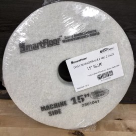 Ameripolish 2 Pack Ameripolish SmartFloor Daily Maintenance Pads 15" Blue WMDMP-15-2