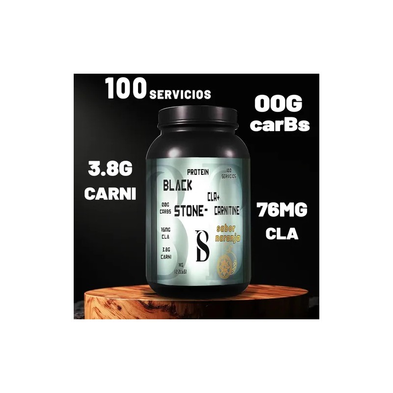 Cla Carnitina Black Stone 1kg 100 Servicios Varios Sabores