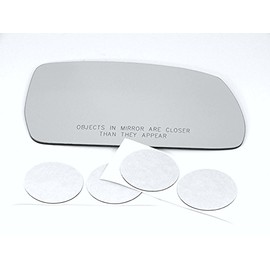 Fits 10-15 Tucson Passenger Side Mirror Glass W/o Backing Plate w/ Adhesive, USA