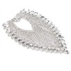 8.5 x 13cm Rhinestone Claw Chain Decorative Strass Crustal Horse