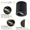 Sweet-LED Surface Light Round Square Includes GU10 5W 450 Lumen