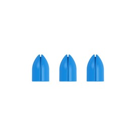 LSTYLE Dart Flight Accessory: Anillos de punzón para plumas de dardo plegables, color azul