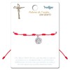 cotigo Bracelet with 7 Knots Red with Saints or Virgin